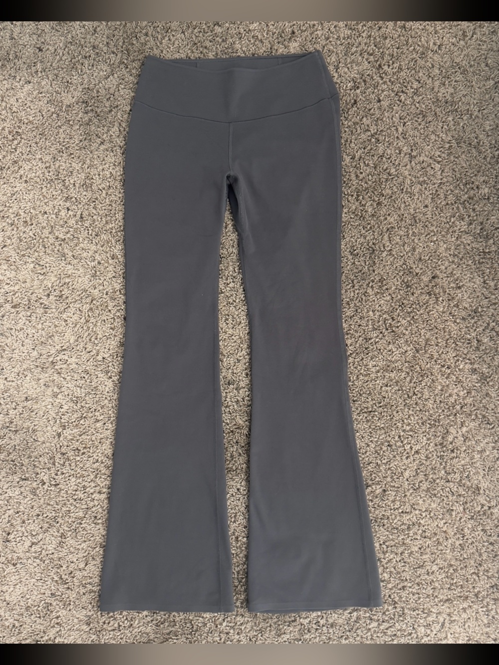 Uniqlo Grey Flare Yoga Pants